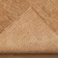 Vintage Malatya Turkish Doormat Rug 2x4 ft — Beige & Orange Geometric