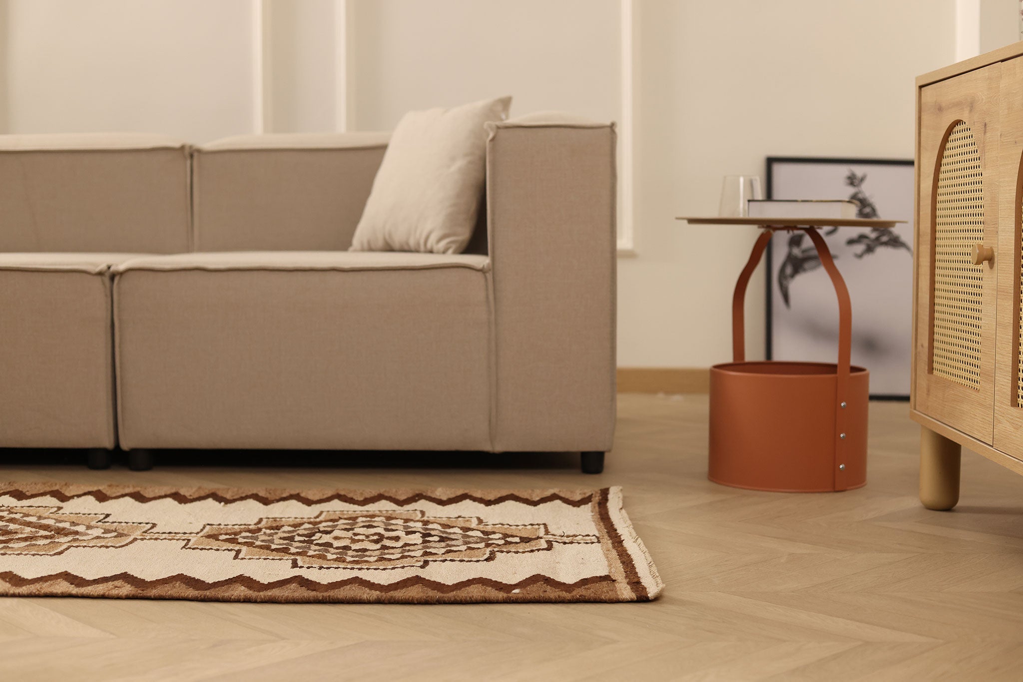 Hekhurek Persian Style Kilim Runner Rug