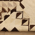 Vintage Southeastern Persian Style Kilim Runner Rug 3x11 ft — Beige & Brown Geometric