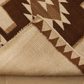 Vintage Southeastern Persian Style Kilim Runner Rug 3x11 ft — Beige & Brown Geometric