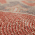 Vintage Nevşehir Turkish Area Rug 4x8 ft — Red & Beige Distressed