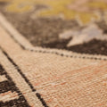 Vintage Elazığ Turkish Area Rug 4x7 ft — Beige & Brown Distressed