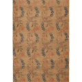 Vintage Isparta Turkish Area Rug 5x9 ft — Beige & Brown Floral