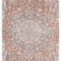 Vintage Isparta Turkish Area Rug 4x7 ft — Red Floral