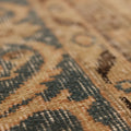Vintage Isparta Turkish Runner Rug 2x6 ft — Orange & Beige Floral