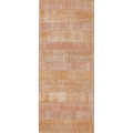 Vintage Isparta Turkish Runner Rug 2x7 ft — Orange & Beige Patchwork
