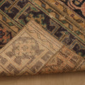 Vintage Malatya Turkish Runner Rug 2x7 ft — Brown & Beige Patchwork
