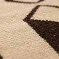 Vintage Southeastern Persian Style Runner Rug 3x13 ft — Beige & Brown Geometric