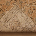 Vintage Isparta Turkish Runner Rug 2x11 ft — Beige & Brown Floral