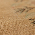 Vintage Isparta Turkish Runner Rug 3x10 ft — Beige & Brown Floral