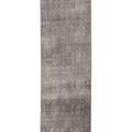 Vintage Isparta Turkish Runner Rug 2x8 ft — Gray & Beige Floral