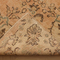 Vintage Isparta Turkish Runner Rug 3x11 ft — Orange & Beige Floral