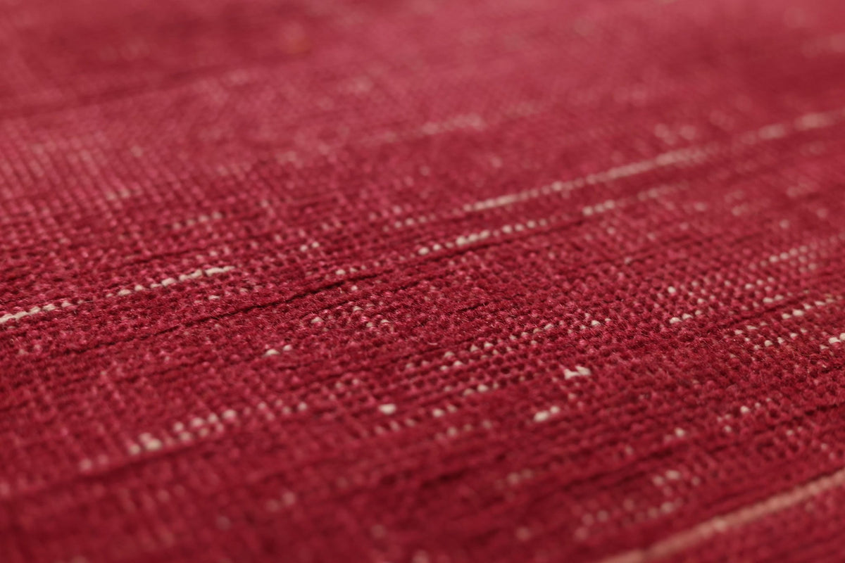Vintage Isparta Turkish Runner Rug 3x6 ft — Red Overdyed