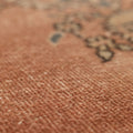 Vintage Isparta Turkish Runner Rug 2x7 ft — Red & Beige Floral