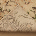 Vintage Manisa Turkish Runner Rug 2x8 ft — Beige & Gray Floral