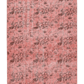 Vintage Isparta Turkish Area Rug 5x7 ft — Pink & Brown Floral