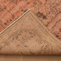 Vintage Manisa Turkish Area Rug 7x10 ft — Orange & Brown Floral