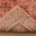 Vintage Isparta Turkish Area Rug 7x10 ft — Pink & Red Floral