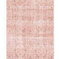 Vintage Isparta Turkish Area Rug 3x5 ft — Orange Overdyed