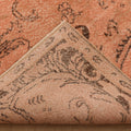 Vintage Isparta Turkish Area Rug 6x10 ft — Orange & Brown Floral
