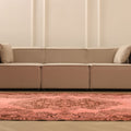 Vintage Isparta Turkish Area Rug 6x9 ft — Pink & Brown Floral