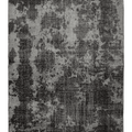 Vintage Isparta Turkish Area Rug 7x10 ft — Gray & Beige Distressed