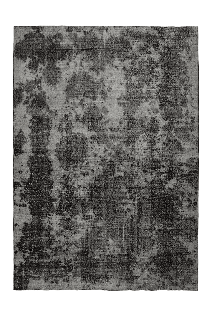 Vintage Isparta Turkish Area Rug 7x10 ft — Gray & Beige Distressed