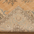 Vintage Isparta Turkish Area Rug 6x10 ft — Orange & Blue Floral