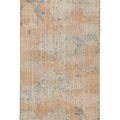 Vintage Isparta Turkish Runner Rug 3x6 ft — Orange & Blue Distressed