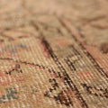 Vintage Isparta Turkish Area Rug 7x10 ft — Beige & Brown Floral
