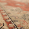 Vintage Isparta Turkish Area Rug 6x8 ft — Red & Beige Floral