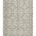 Vintage Manisa Turkish Area Rug 6x9 ft — Green & Beige Floral