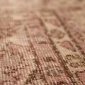 Vintage Isparta Turkish Area Rug 7x10 ft — Beige & Brown Floral