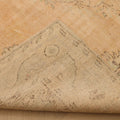 Vintage Manisa Turkish Area Rug 6x9 ft — Beige Floral