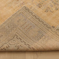 Vintage Manisa Turkish Area Rug 6x8 ft — Beige & Blue Floral