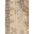 Vintage Isparta Turkish Runner Rug 2x5 ft — Beige & Brown Distressed (No. 53274)
