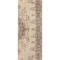 Vintage Isparta Turkish Runner Rug 2x5 ft — Beige & Brown Distressed (No. 53276)