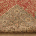 Vintage Isparta Turkish Area Rug 6x9 ft — Red & Beige Floral (No. 53291)