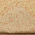Vintage Isparta Turkish Area Rug 6x10 ft — Beige & Orange Floral (No. 53295)