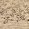 Vintage Isparta Turkish Area Rug 5x9 ft — Beige & Brown Floral (No. 53296)