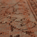 Vintage Manisa Turkish Area Rug 5x9 ft — Brown & Gray Floral