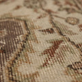 Vintage Isparta Turkish Area Rug 5x9 ft — Brown & Beige Floral (No. 53350)