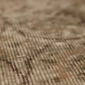 Vintage Isparta Turkish Area Rug 7x10 ft — Beige & Brown Floral