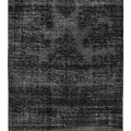 Vintage Isparta Turkish Area Rug 6x10 ft — Gray Overdyed