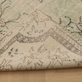 Vintage Manisa Turkish Area Rug 5x9 ft — Gray & Brown Floral