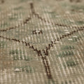 Vintage Isparta Turkish Area Rug 4x8 ft — Gray & Beige Floral