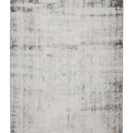 Vintage Manisa Turkish Area Rug 5x7 ft — Gray & White Distressed