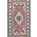 Vintage Niğde Turkish Area Rug 3x7 ft — Pink Floral