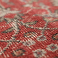 Vintage Isparta Turkish Area Rug 5x9 ft — Red & Beige Floral (No. 53892)