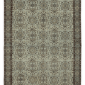Vintage Isparta Turkish Area Rug 6x9 ft — Gray & Brown maximalist